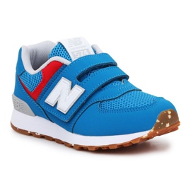 Zapatillas New Balance Jr PV574BWV rojo azul