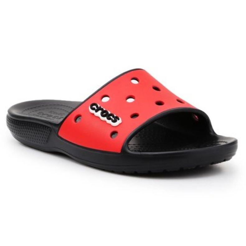 Crocs Classic Colorblock Slide M 206882-0X9 rojo