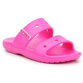 Sandalia Crocs Classic Jr 206761-6QQ rosa