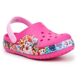 Crocs Psi Patrol Fl Paw Patrol Band Zueco Jr 205509-670 rosa