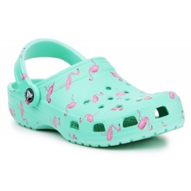 Crocs Classic Vacay Vibes Zueco W 206375-6S0 rosado verde