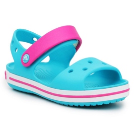 Sandalias Crocs Crocband Niños 12856-4SL azul rosa