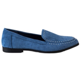 Coura Señores de gamuza clásicos azul Coura Señores de gamuza clásicos azul