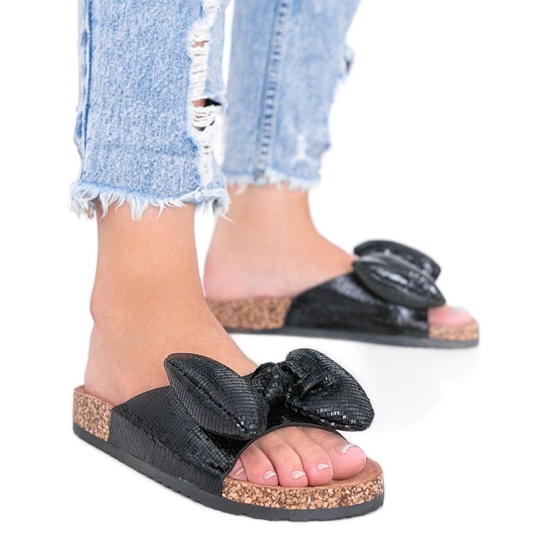 Zapatillas negras con lazo de Norris negro Zapatillas negras con lazo de Norris negro