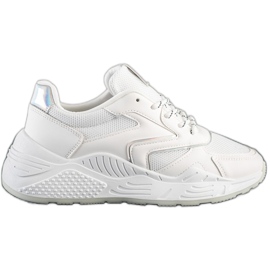 SHELOVET Zapatillas con estilo blanco