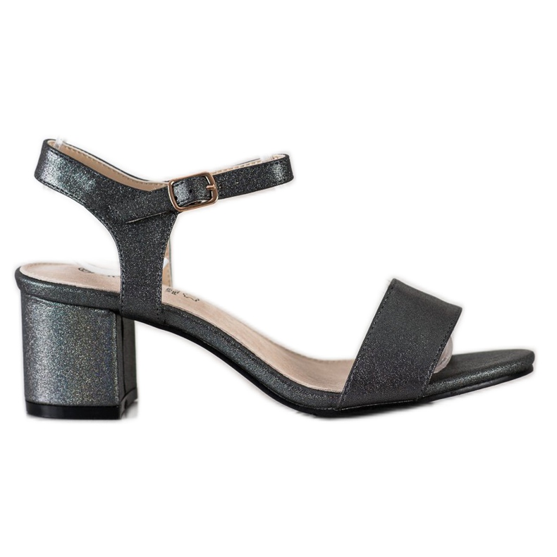 Goodin Sandalias cómodas en una barra plata