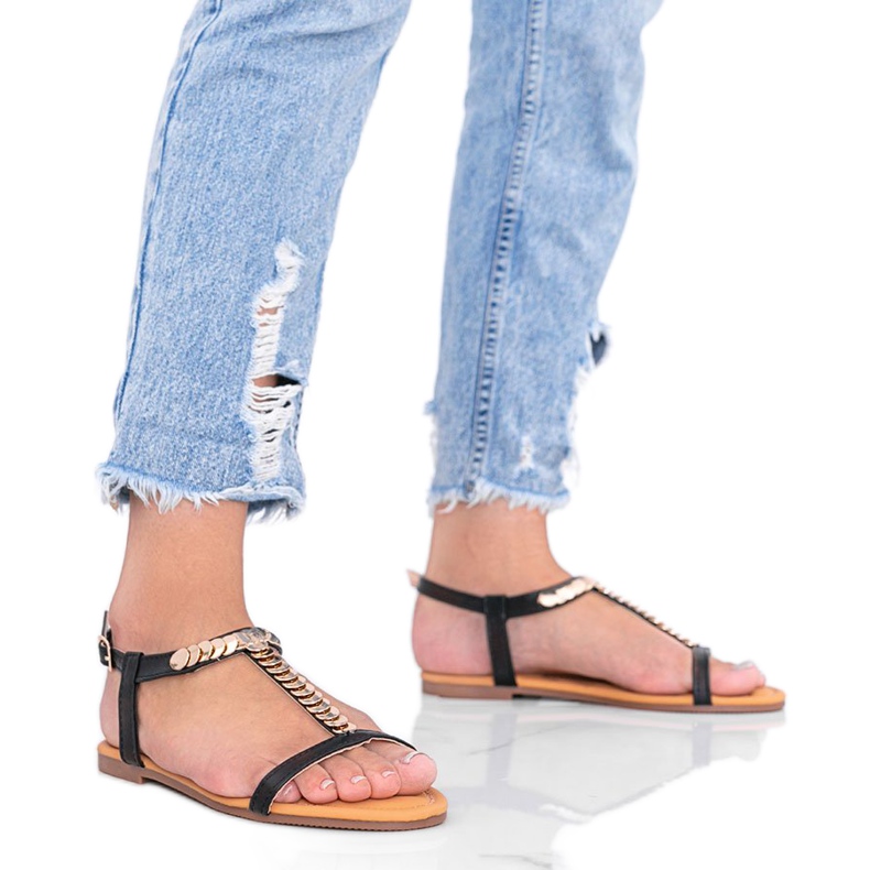 Sandalias de mujer negras de Emmie negro
