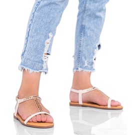 Sandalias de mujer beige de Emmie