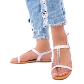 Sandalias de mujer Igi holográficas rosas rosado