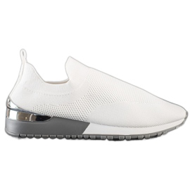 Renda Zapatillas blancas caladas blanco Renda Zapatillas blancas caladas blanco