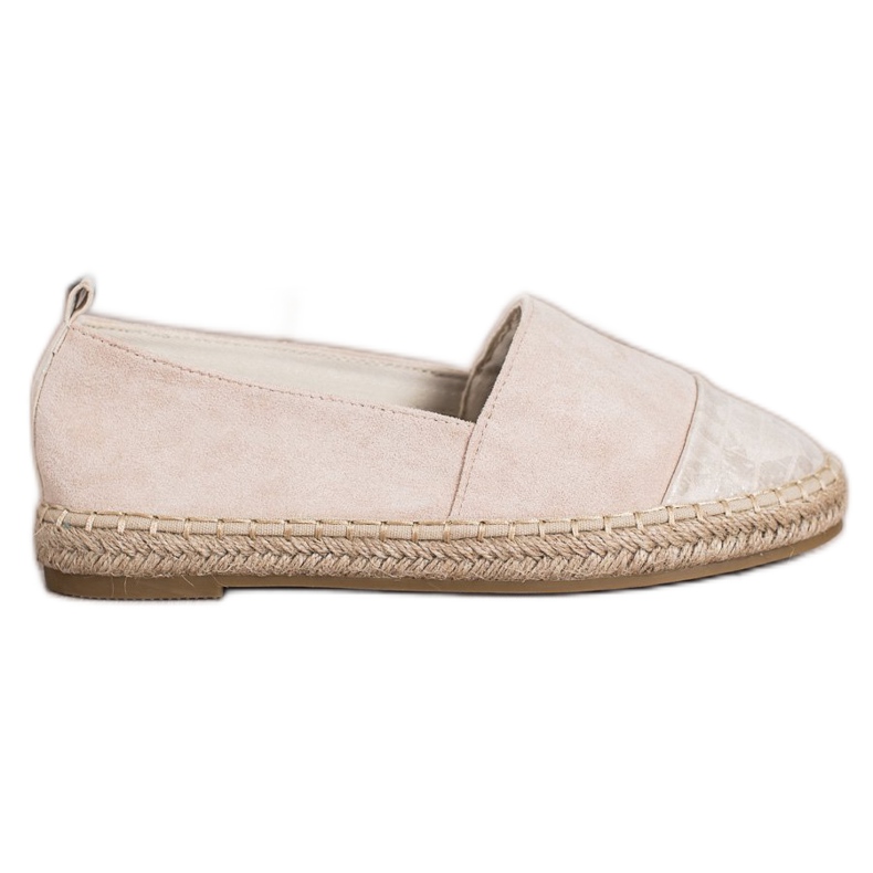 Bestelle Alpargatas de ante beige