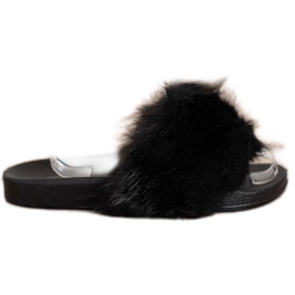 Evento Zapatillas con piel negro