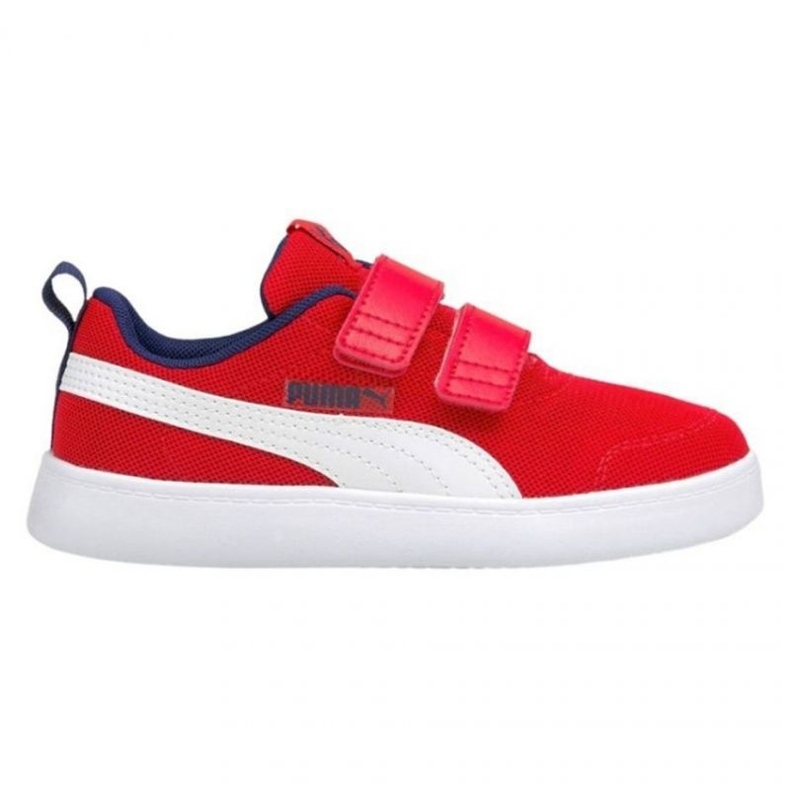 Zapatillas Puma Courtflex v2 Mesh V 371758 06 rojo
