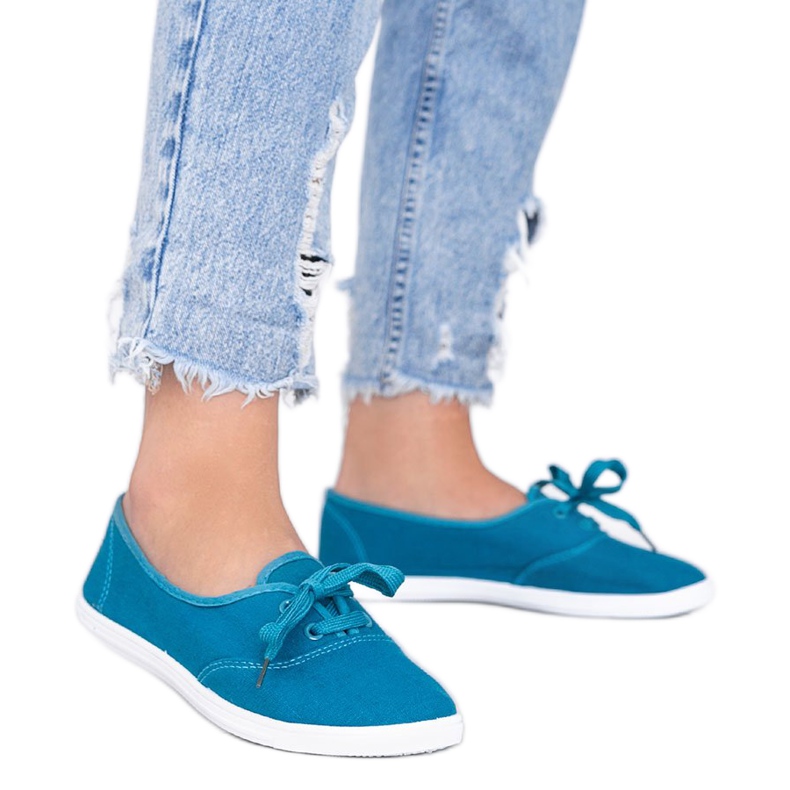 Zapatillas de mujer mesa turquesa verde