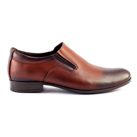 Olivier Zapatos formales sin cordones para hombre 430 marrón