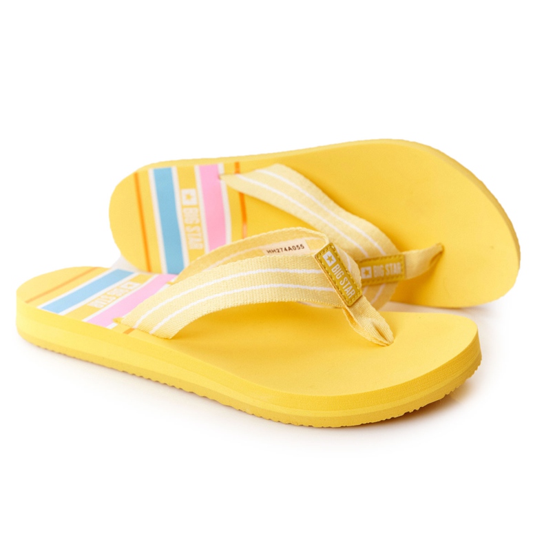 Chanclas de Mujer Big Star HH274A055 Amarillo