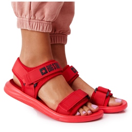 Sandalias deportivas de mujer Big Star HH274A027 Rojo