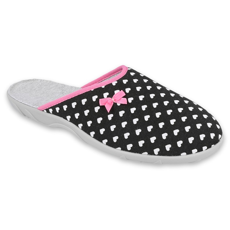 Zapatos de mujer befado pu 235D172 blanco negro rosado
