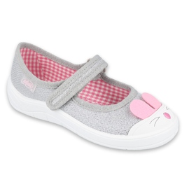 Calzado infantil befado 208X046 rosado gris