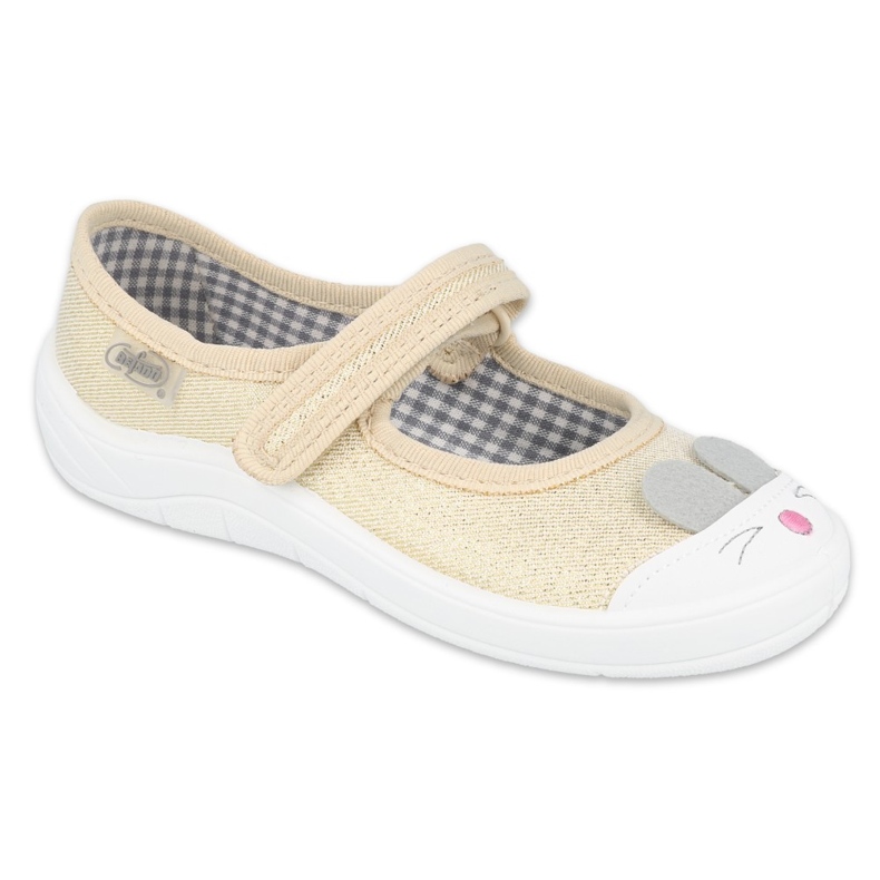 Calzado infantil befado 208X047 beige dorado