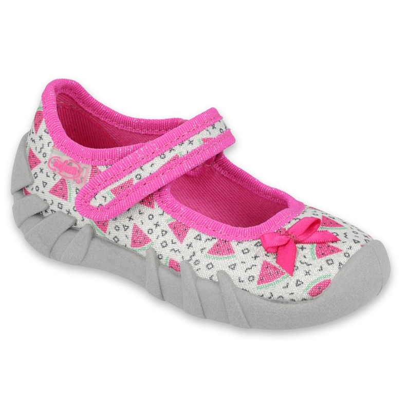 Calzado infantil befado 109P216 rosado gris