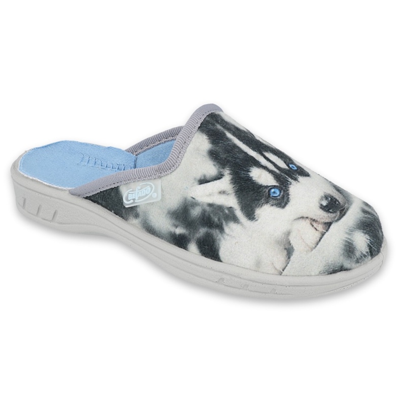 Befado Slippers Sporters Application Dog 707x416 gris Befado Slippers Sporters Application Dog 707x416 gris