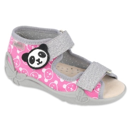 Calzado infantil befado 342P030 rosa gris
