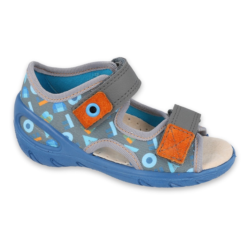 Calzado infantil befado pu 065X160 azul gris