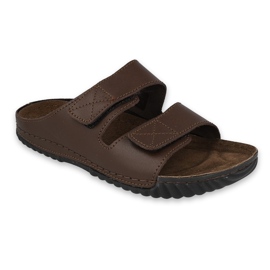 Inblu zapatillas de hombre zapatos 158M005 marrón