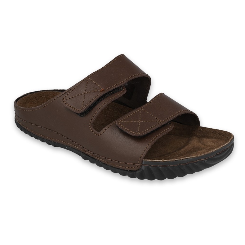 Inblu zapatillas de hombre zapatos 158M005 marrón