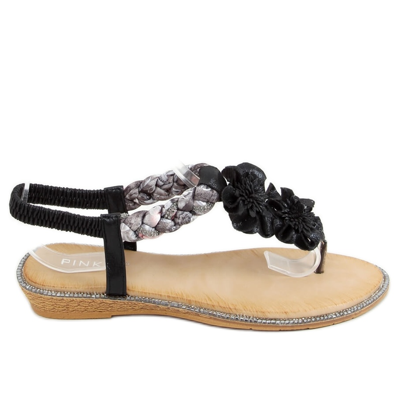 Sandalias negras JN11-11 Negra negro