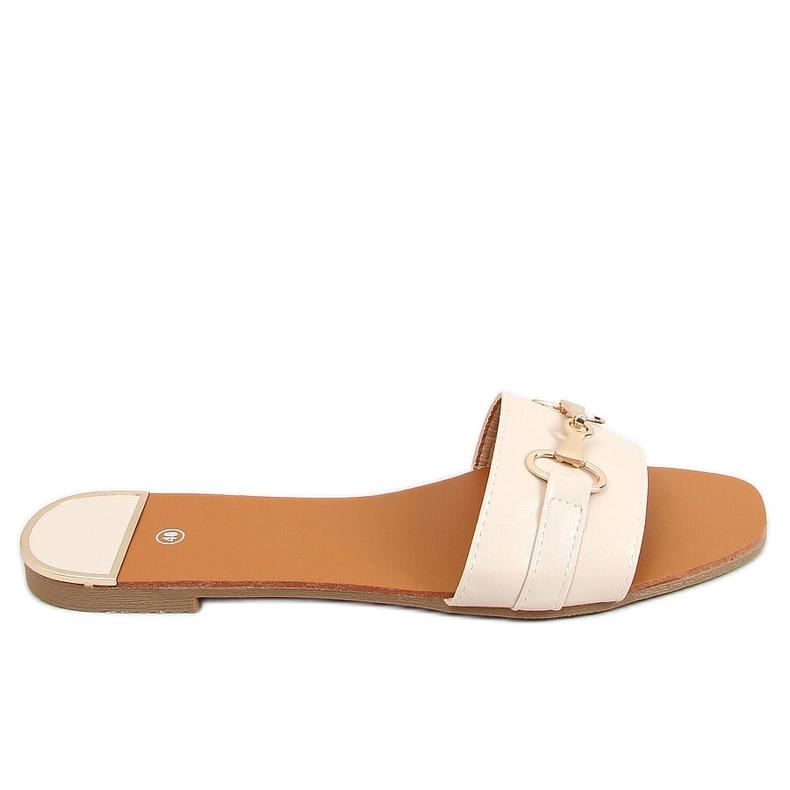 Zapatillas de mujer beige N-109 Beige