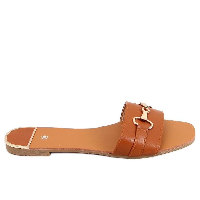 Pantuflas de mujer Camel N-109 Camel marrón