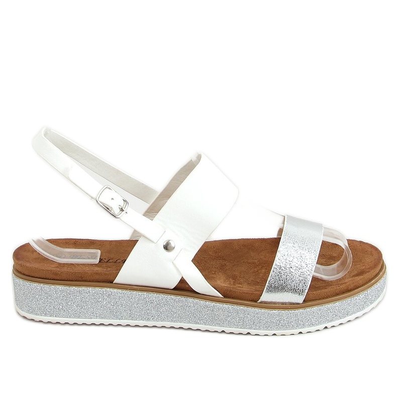 Sandalias de mujer blancas 100-138SA-1 Blanco
