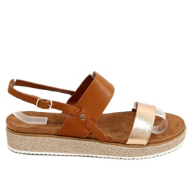 Sandalias mujer camel 100-138SA-1 Camel marrón