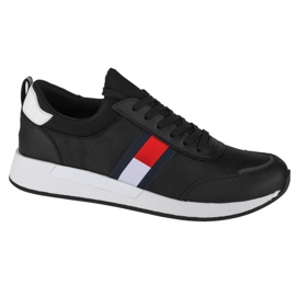 Zapatos Tommy Hilfiger Jeans Flexy Lycra M EM0EM00632-BDS negro