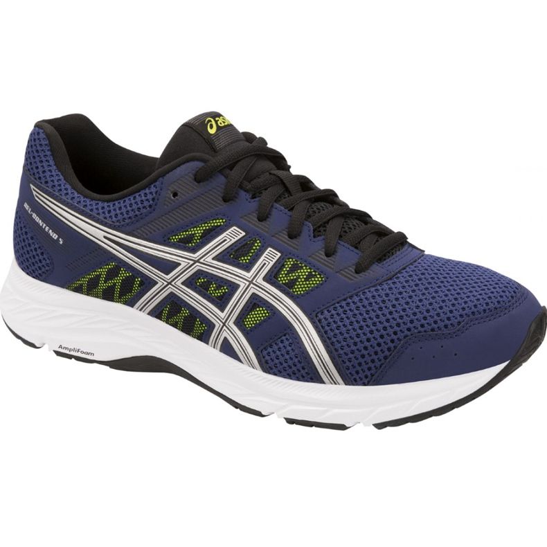 Zapatillas para correr Asics Gel-Contend 5 M 1011A256-401 azul marino
