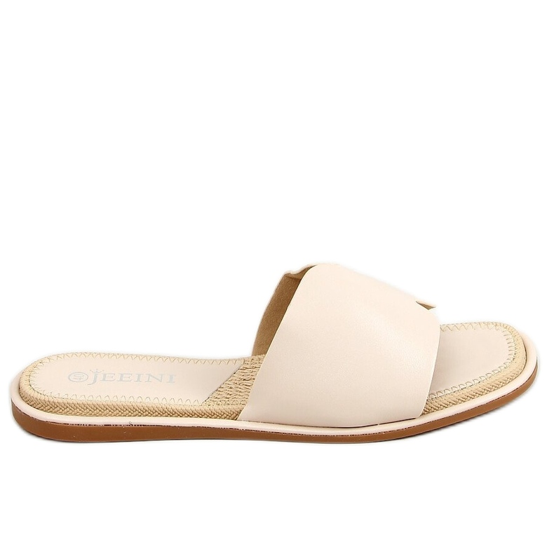 Zapatillas de mujer beige 395 Beige