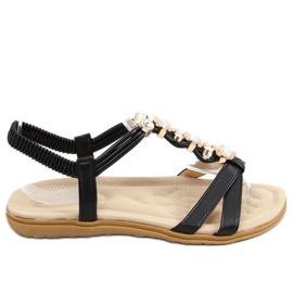 Sandalias de mujer negras CT-153 Black negro Sandalias de mujer negras CT-153 Black negro
