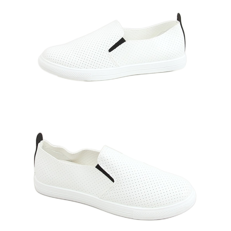 Zapatillas slip-on blanco LA45 Negro Zapatillas slip-on blanco LA45 Negro