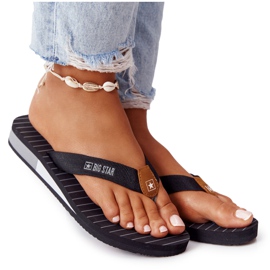 Chanclas de mujer Big Star DD274A247 Negro
