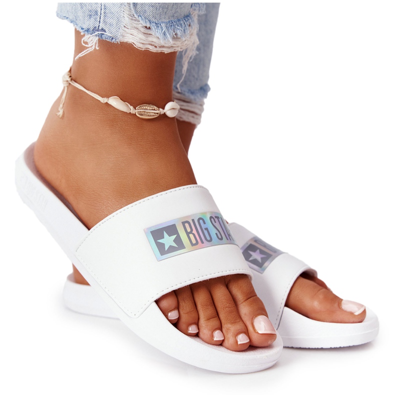 Pantuflas de Mujer Big Star HH274A035 Blanco