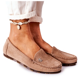 PS1 Mocasines de Ante de Mujer Marrón Claro Madelyn beige PS1 Mocasines de Ante de Mujer Marrón Claro Madelyn beige
