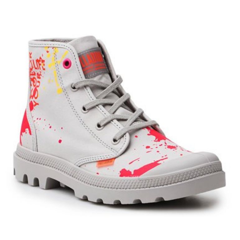 Zapatos Palladium Hi Explore Moon Grey Pampa W 77051-019-M gris Zapatos Palladium Hi Explore Moon Grey Pampa W 77051-019-M gris