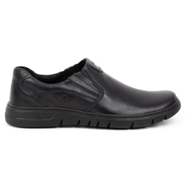 Joker Zapato sin cordones hombre piel 507J grano negro