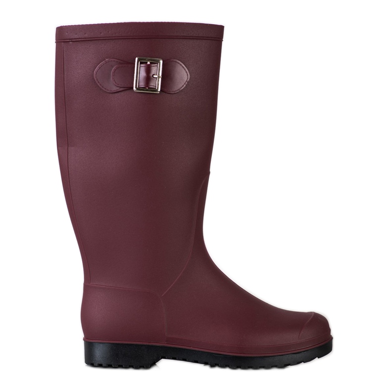 SHELOVET Chanclos de goma altos rojo