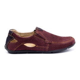 Olivier Zapatos de hombre mocasines 91K verano burdeos rojo Olivier Zapatos de hombre mocasines 91K verano burdeos rojo