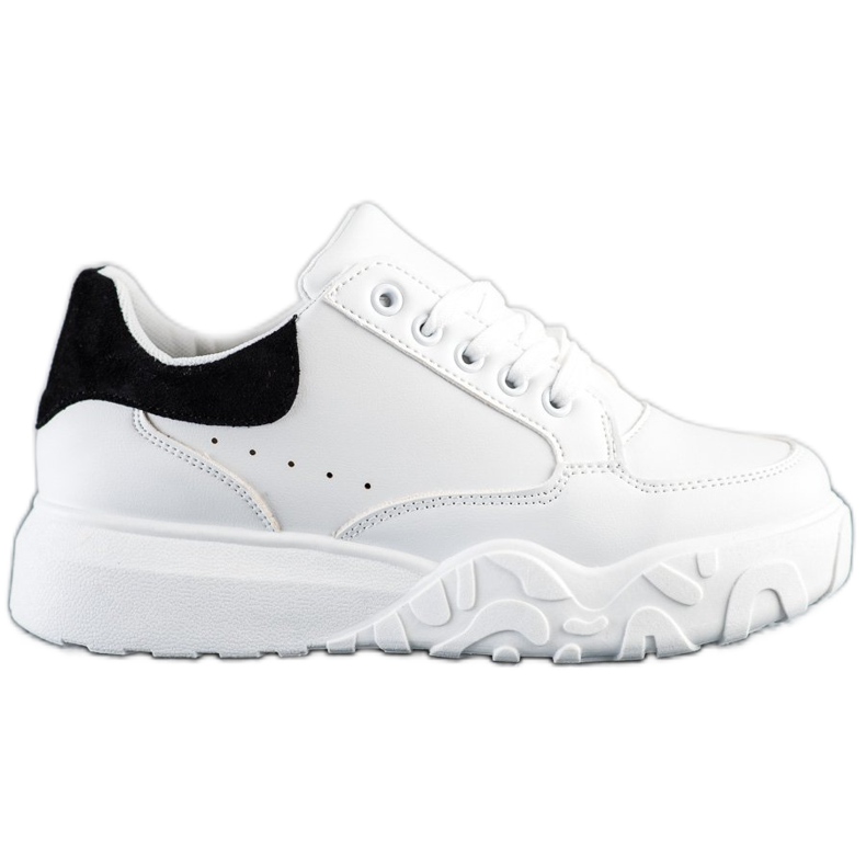 SHELOVET Zapatillas blancas de moda blanco
