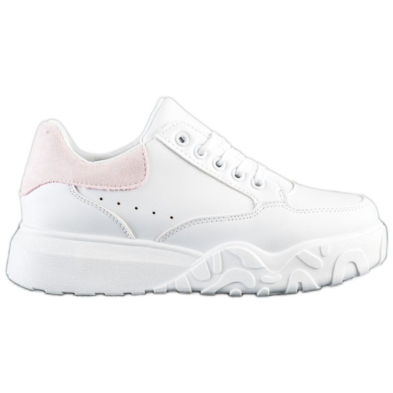 SHELOVET Zapatillas blancas de moda blanco
