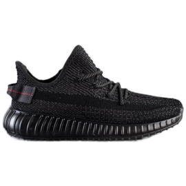 SHELOVET Zapatillas textiles en la plataforma negro